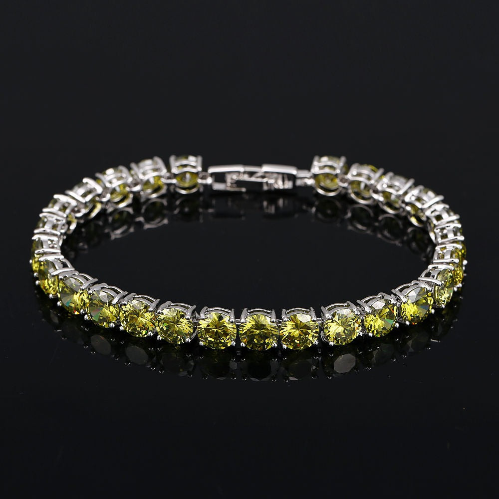 S925 Sterling Silver Lightweight Luxury Zircon Bracelet Vera Lux