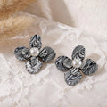 Retro Resin Flower Stud Earrings Vera Lux