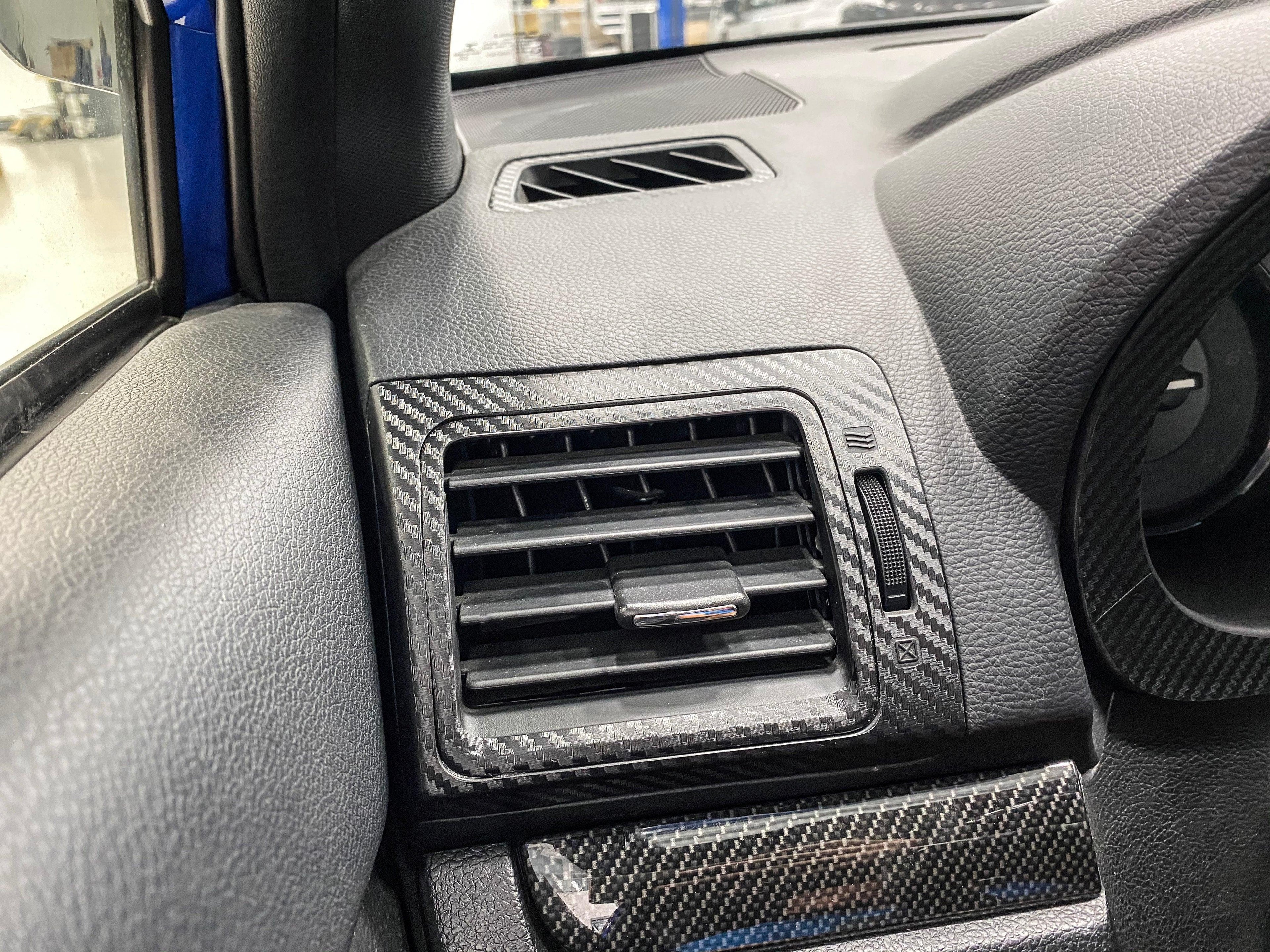 AC Vent 3D Carbon Blackout Overlays - 2015-2021 WRX / STI / 2014-2018 Forester / 2013-2017 Crosstrek StickerFab