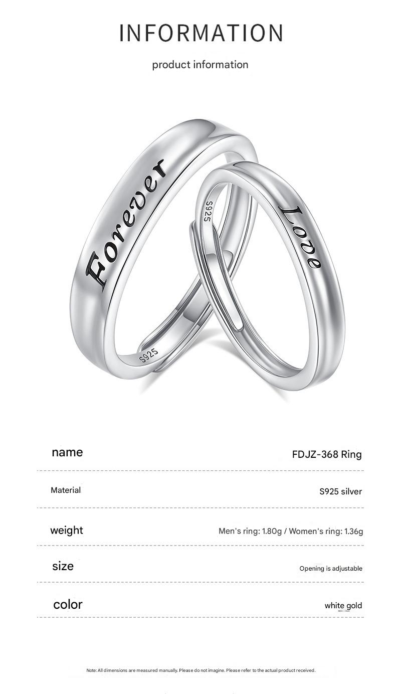 Forever-Love Eternal Love Couple Ring Vera Lux