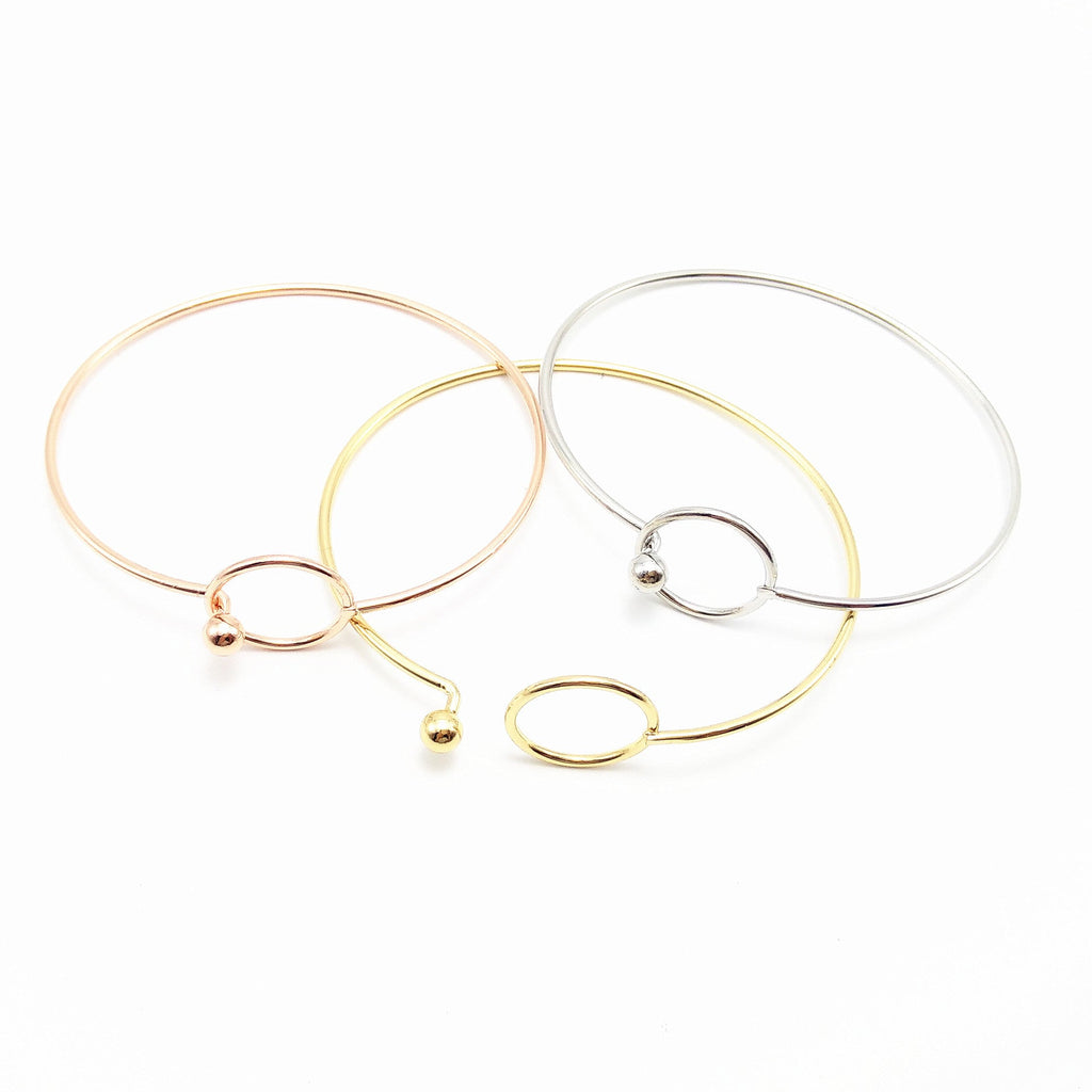 Korean-style Fashionable Snap-clasp Metal Bracelet Vera Lux