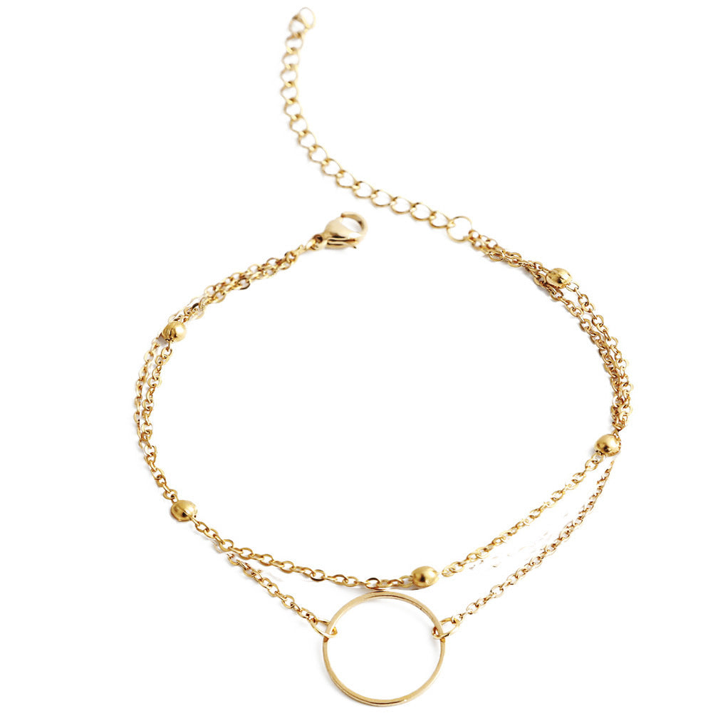 Geometric Metal Circle Women's Bracelet Vera Lux