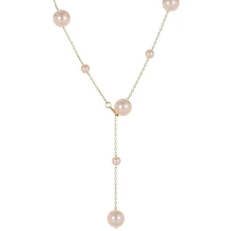 Freshwater Pearl Tassel Necklace For Women Vera Lux