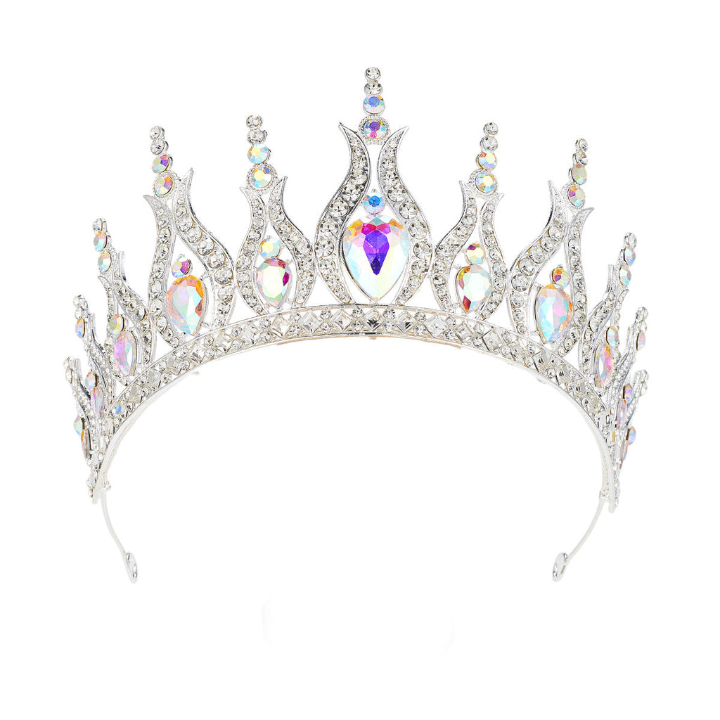 Brides Crystal Crown Party Ball Gown Headpiece Vera Lux