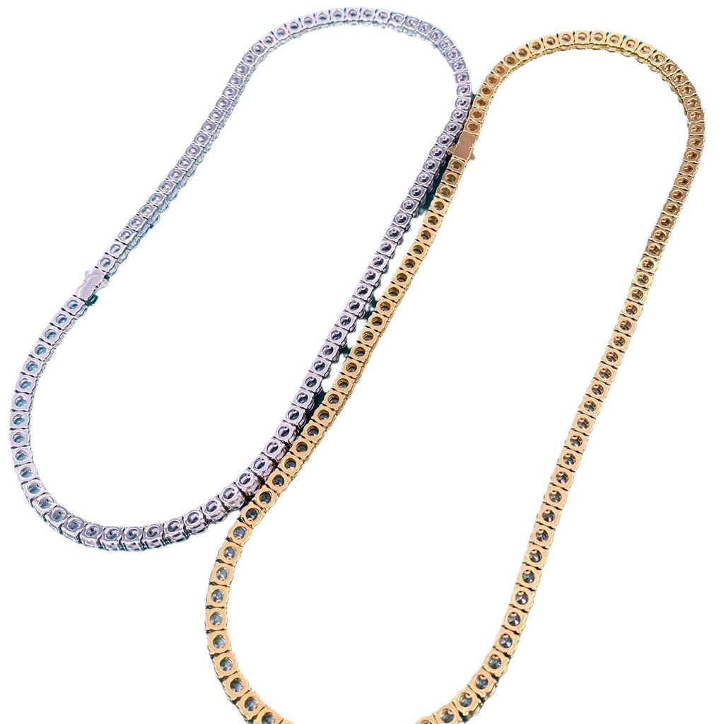 Single-row Diamond Hip-hop Mens Necklace Vera Lux