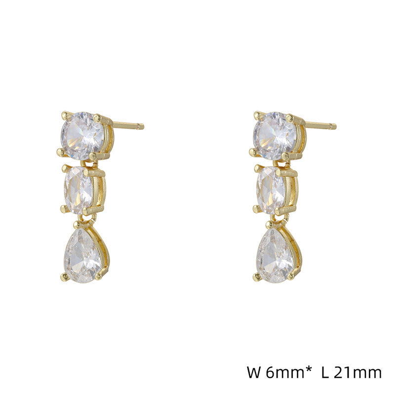 French-style Light-luxury Teardrop Earrings For Women Vera Lux
