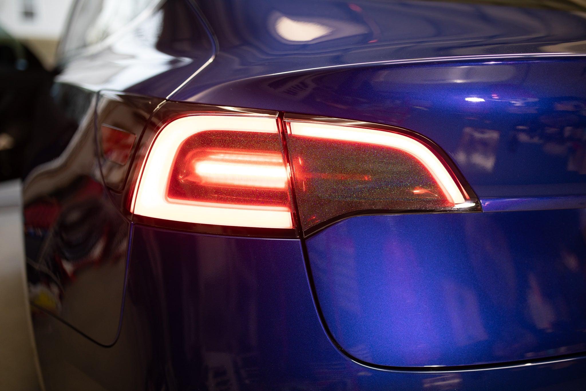 Aftermarket Taillight Overlays - 2017-2023 Tesla Model 3 / Model Y StickerFab