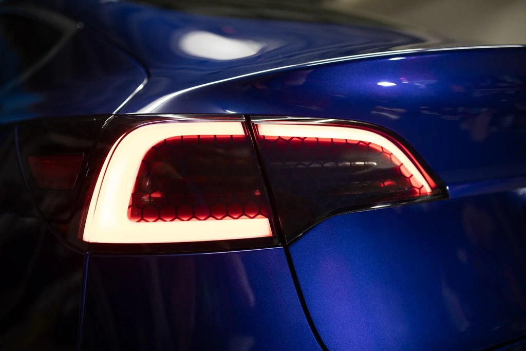 Aftermarket Taillight Overlays - 2017-2023 Tesla Model 3 / Model Y StickerFab
