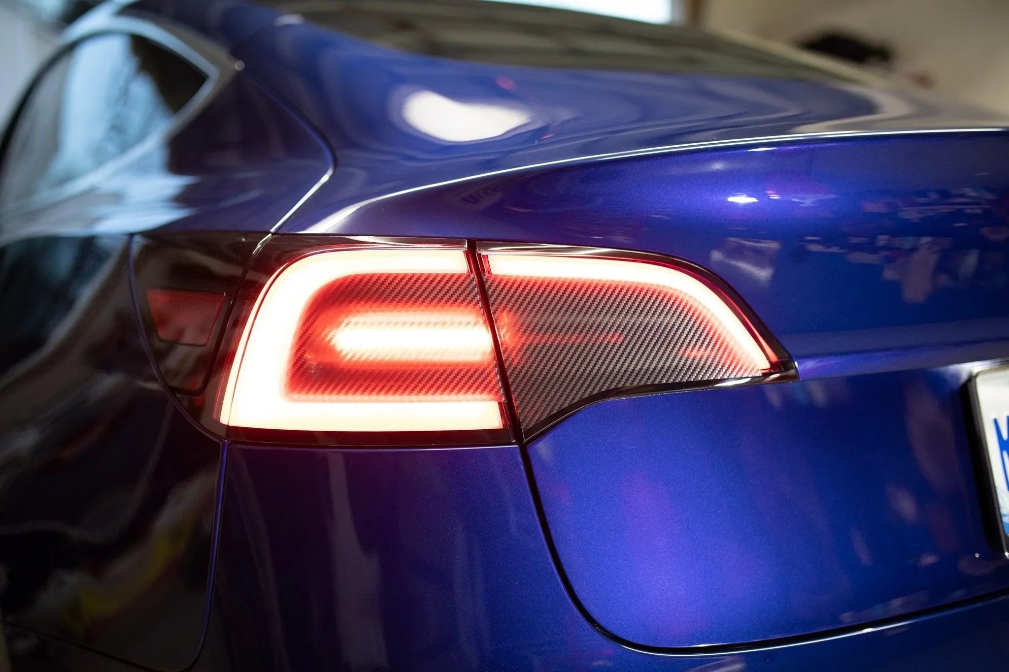 Aftermarket Taillight Overlays - 2017-2023 Tesla Model 3 / Model Y StickerFab