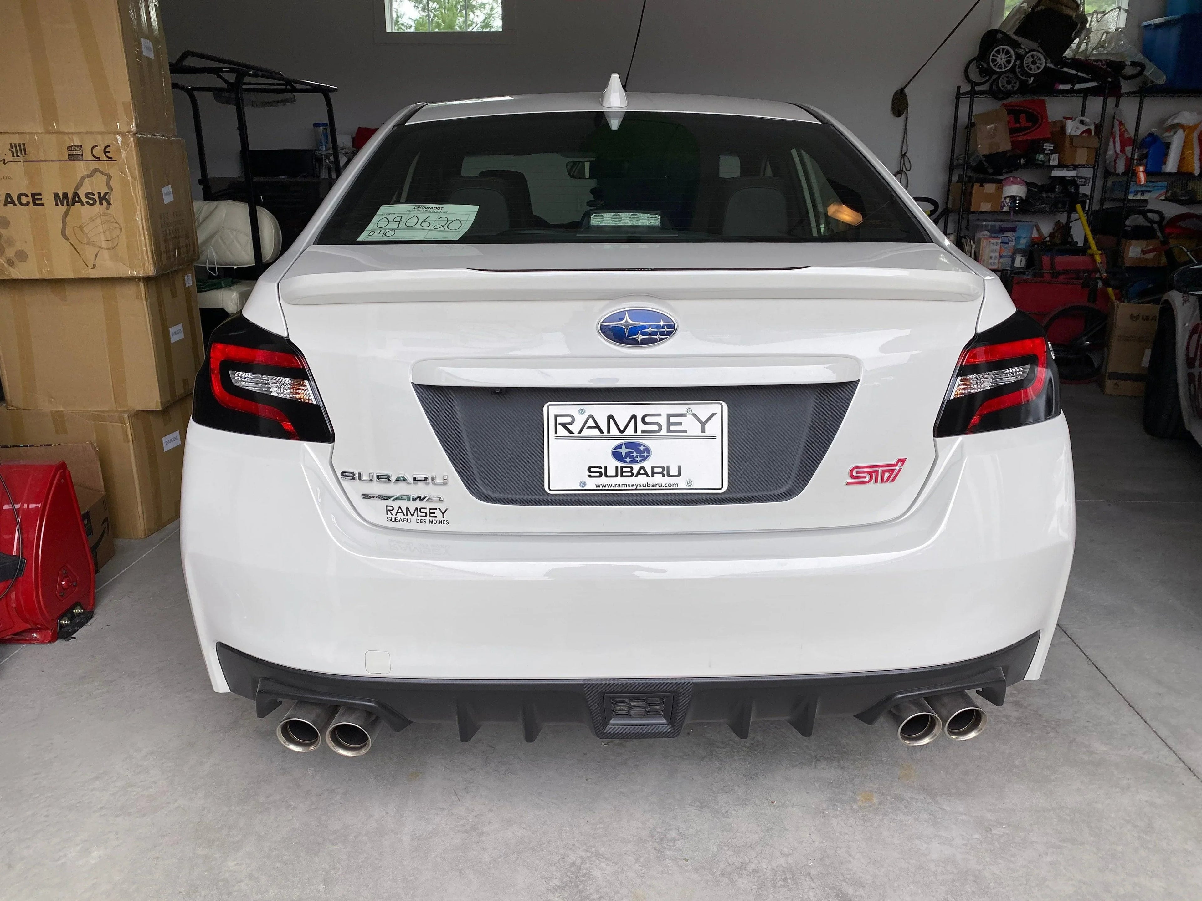 Aftermarket Taillight Style Overlays - 2015-2021 Subaru WRX / STI StickerFab