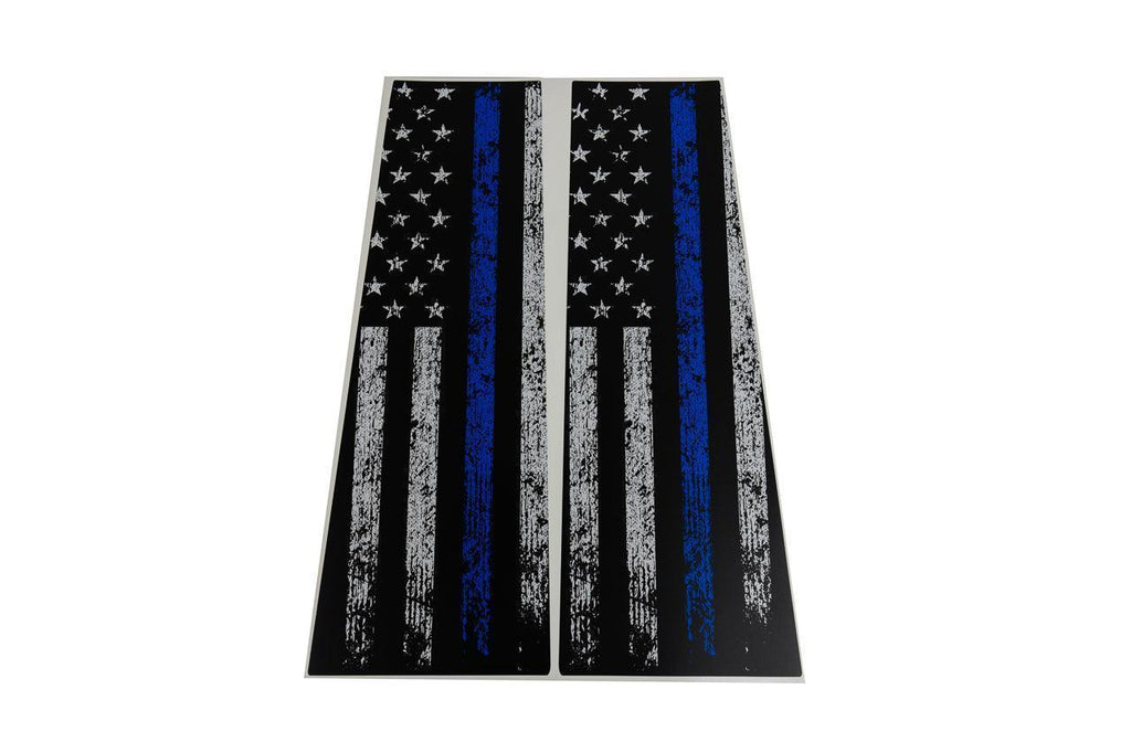 American Flag B Pillar Protection Kit (Printed Series) - 2021+ Bronco 4 Door StickerFab