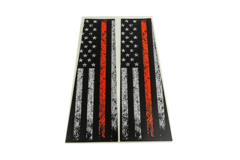 American Flag B Pillar Overlays - 2024+ Ranger StickerFab