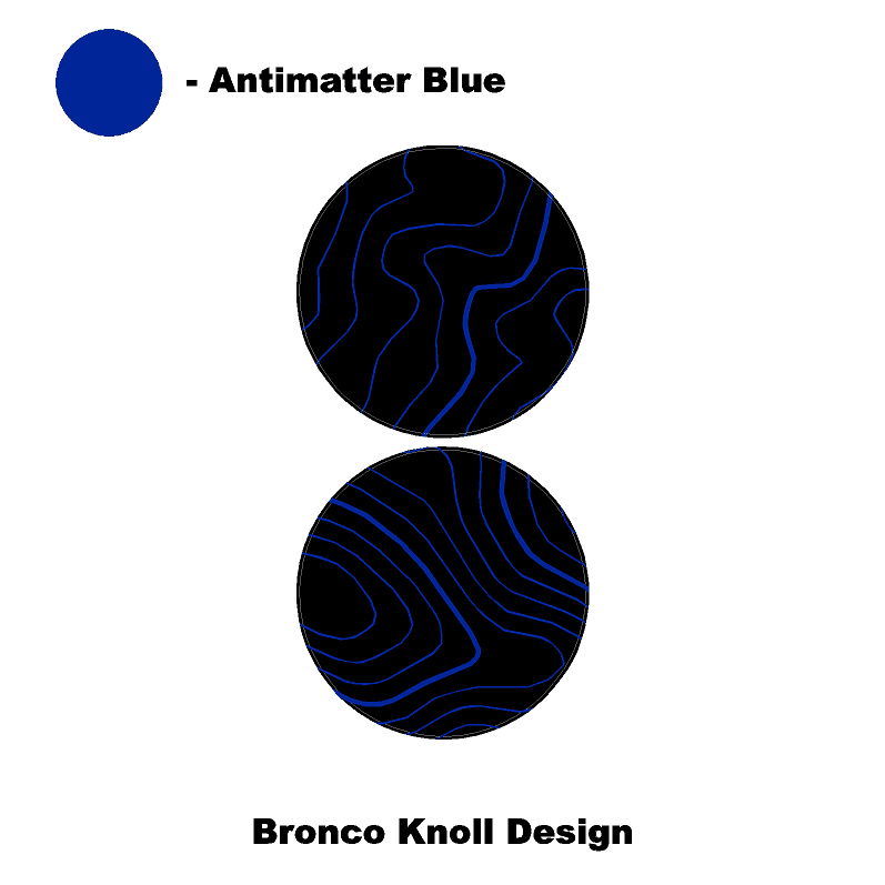 Topo Cup Holder Inserts (Printed Series + Acrylic) - 2021+ Bronco StickerFab