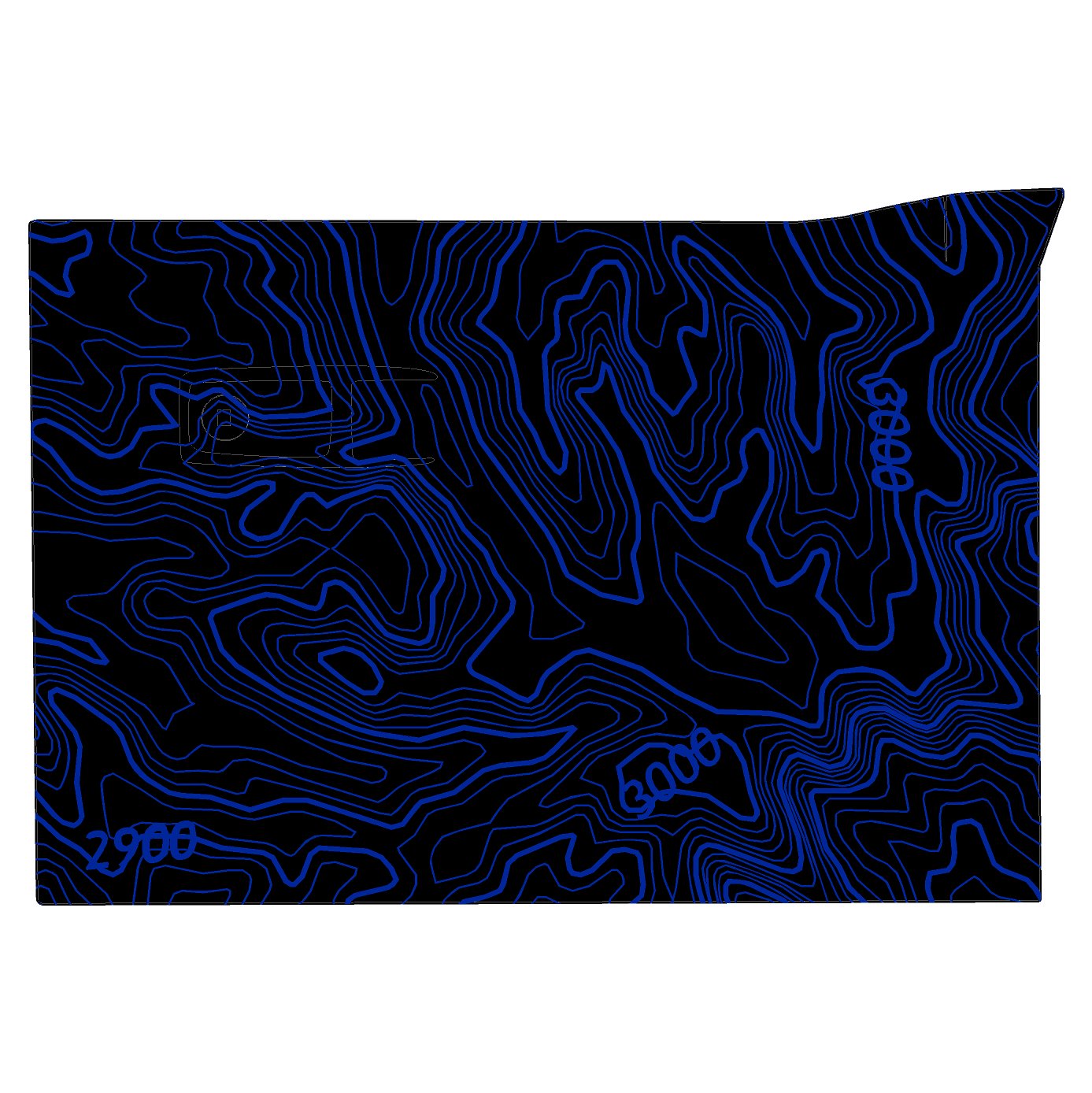 Topo Glovebox Overlay Kit (Printed Series) - 2021+ Bronco StickerFab