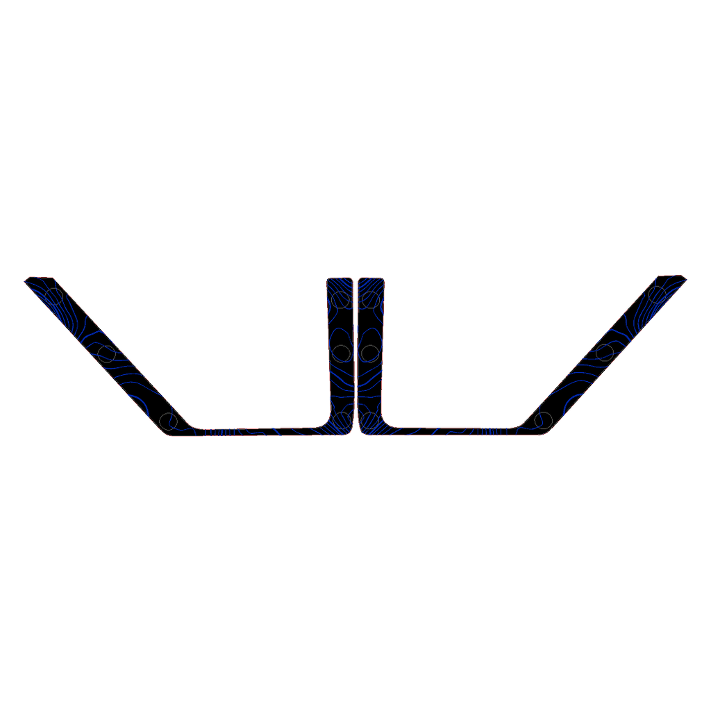 Topo Rear Door Net Trim Overlay Kit (Printed Series) - 2021+ Bronco StickerFab
