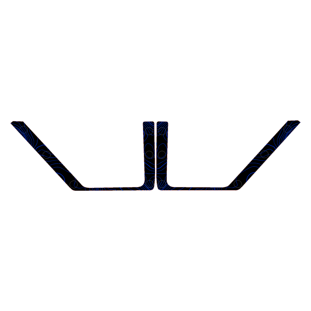 Topo Rear Door Net Trim Overlay Kit (Printed Series) - 2021+ Bronco StickerFab
