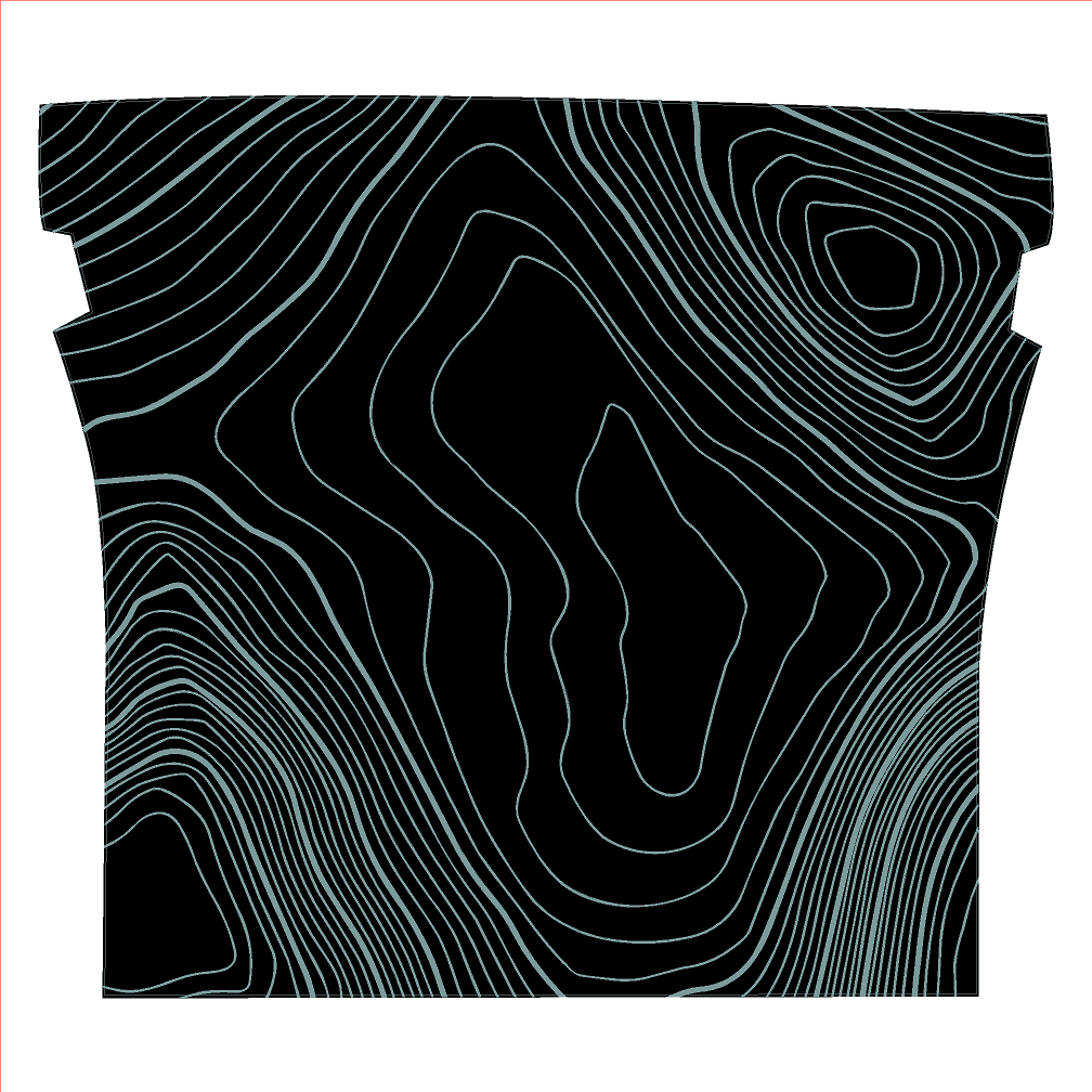 Topo Seatbelt Trim Protector (Printed Series) - 2021+ Bronco 4 Door StickerFab