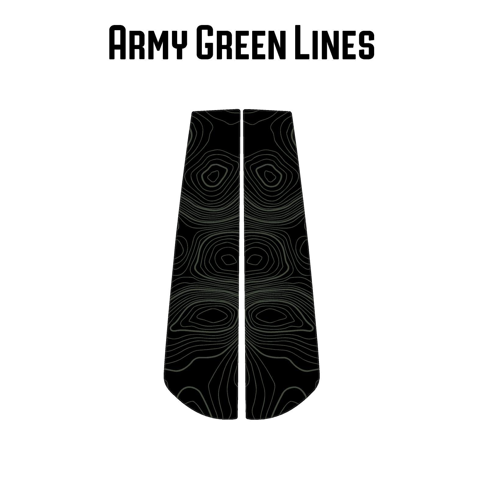 Topographic Sliding Rear Window Trim Overlays - 2025+ 4Runner StickerFab