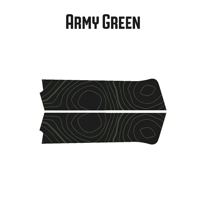 Topographic Outer Hood Trim Overlay (Top) - 2024+ Land Cruiser StickerFab