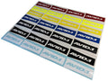Avid.1 AV06 Wheel Spoke Stickers (5 Pack) - Universal StickerFab