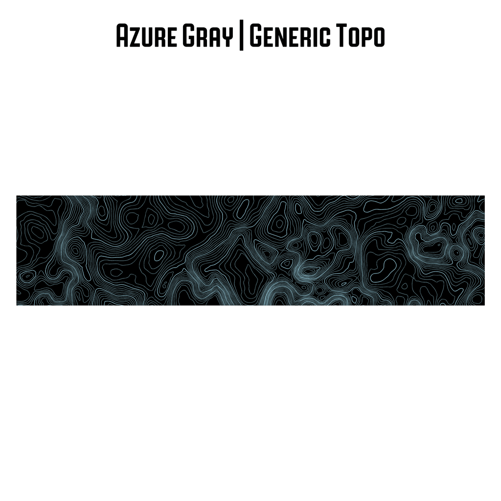 Topographic Map Premium Print Vinyl Rolls (3' or 6') - Matte Finish StickerFab
