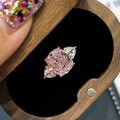 Dazzling Fire-Color Starry-Cut Zircon Elegant Minimalist Open-End Ring For Women Vera Lux