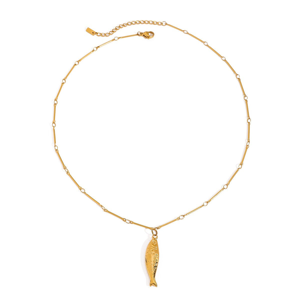 18K Goldfish Shape Design Exquisite Fashion Necklace Earrings Set Vera Lux