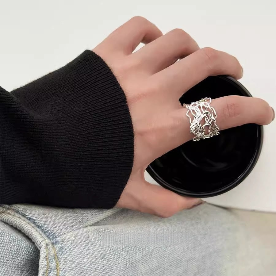S925 Sterling Silver Women Rings, Minimalist Non-Tarnish Vintage Jewelry Vera Lux