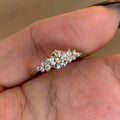 S925 Sterling Silver Berlin Love Letter Zircon Open Ring For Women, Luxury Shiny Zircon, Elegant & Versatile Commute Ring Vera Lux