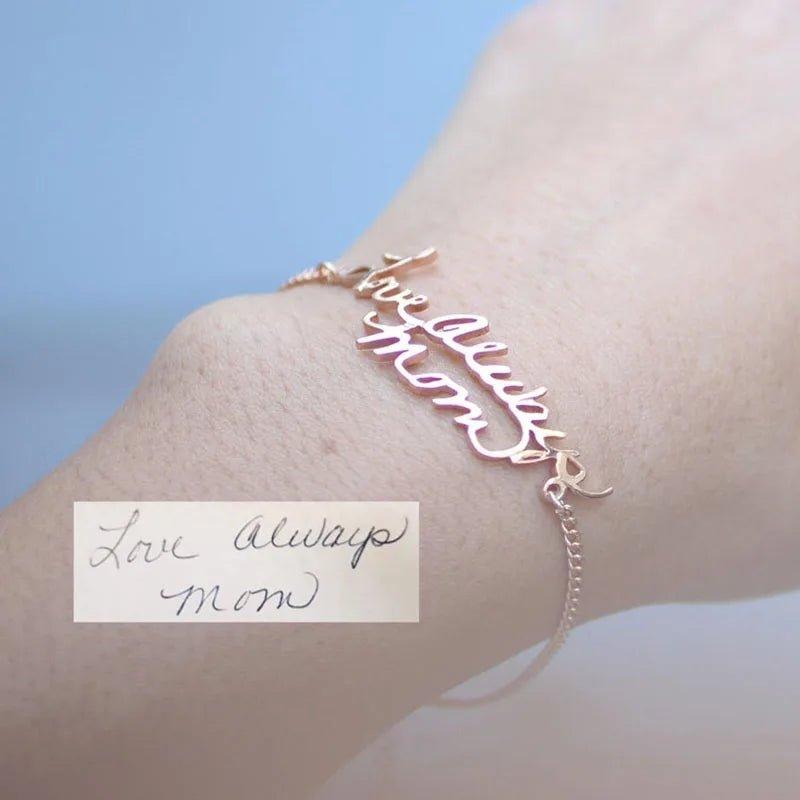 Actual Handwriting Custom Name Bracelet Vera Lux