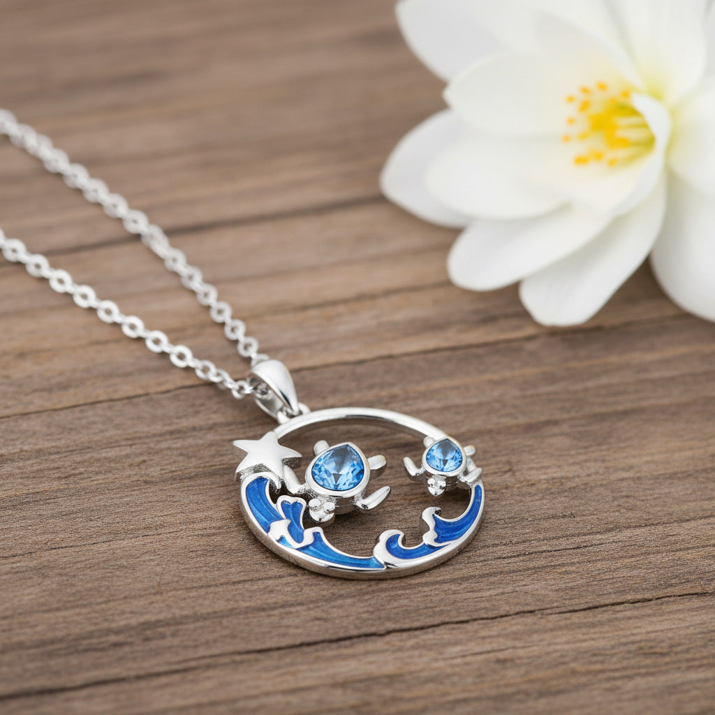 Original Turtle Guardian Necklace For Women Vera Lux