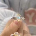Angel  Devil Couple  Best Friend Rings, Cool Punk Style, Adjustable Size, Birthday Gift Vera Lux