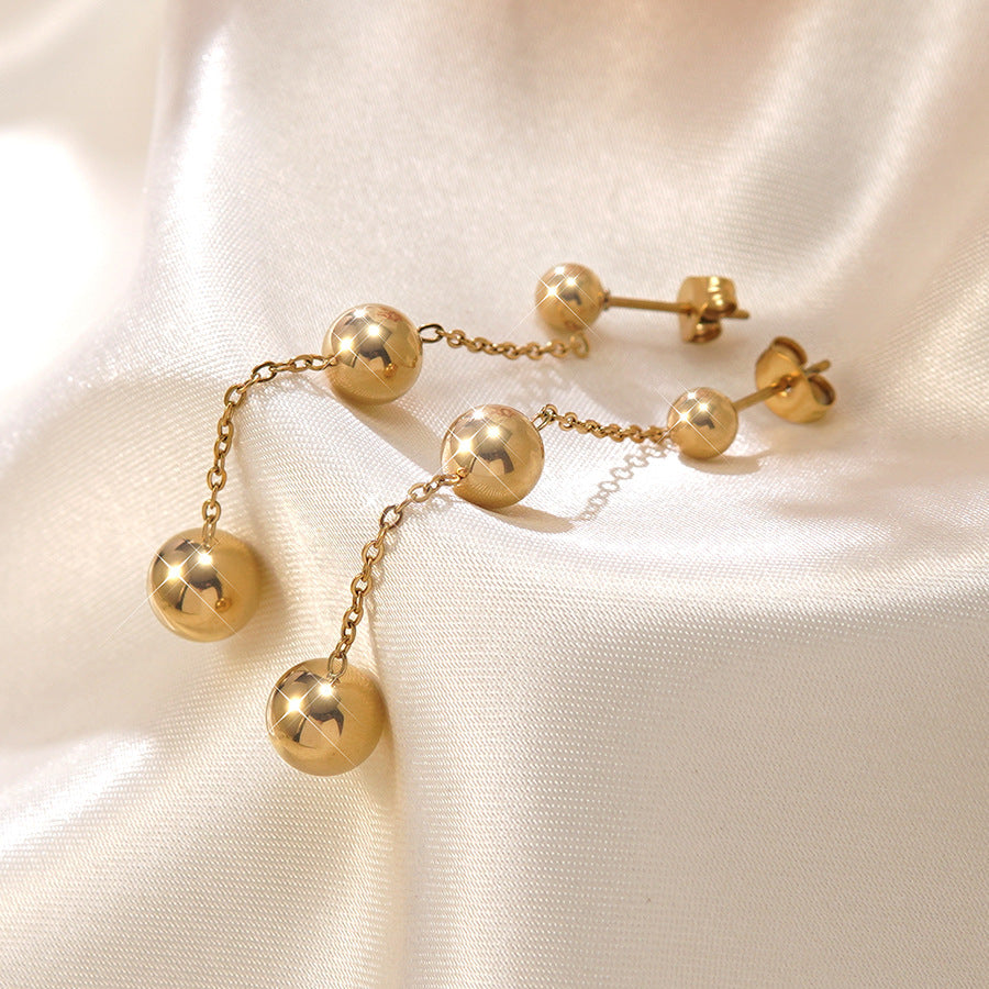 Versatile 18k Gold-Plated Tassel Earrings For Women Vera Lux