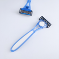 Men's five-layer shaver-blue-6crd stainless steel-1 piece Vera Lux