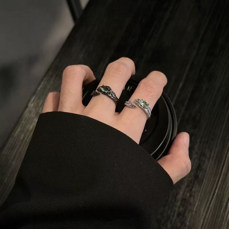 New Irregular Zircon Ring For Women, INS Trendy, Simple & Versatile Adjustable Index Finger Ring Vera Lux