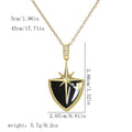 Creative Personalized Eight-Pointed Star Cross Necklace Vera Lux