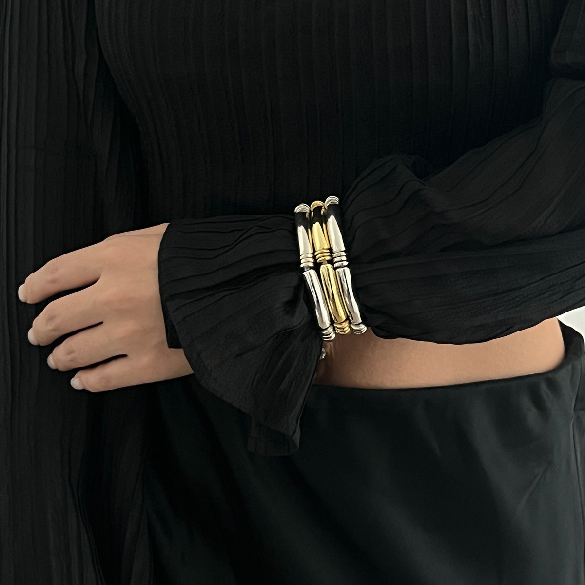Light luxury ins style beaded bamboo bracelet Vera Lux