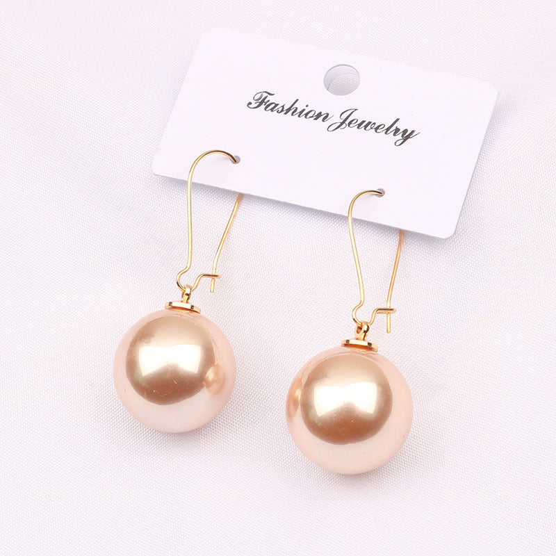 Large Pearl Silver Pearl Ear Clips For Women Vera Lux