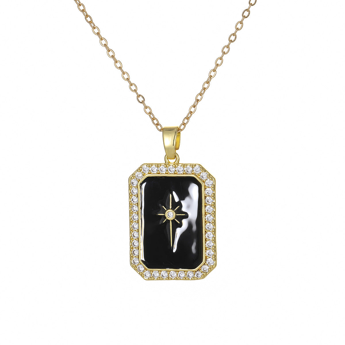 Creative Personalized Eight-Pointed Star Cross Necklace Vera Lux