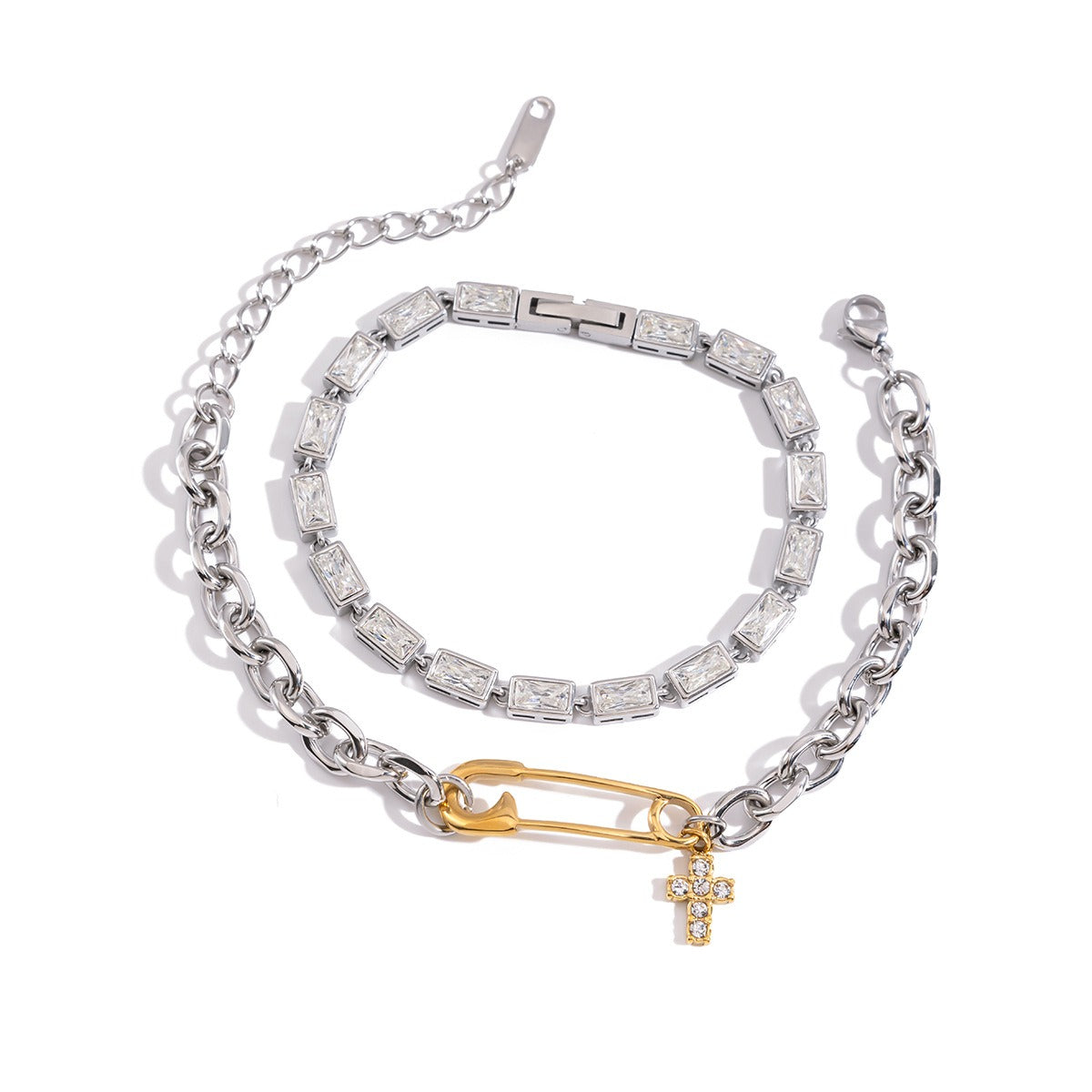 18k gold light luxury high-end titanium steel bracelet Vera Lux