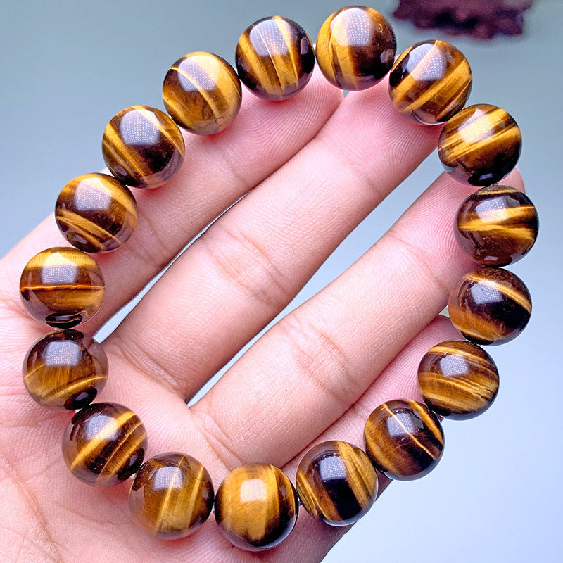 Natural Yellow Tigers Eye Bracelet Vera Lux