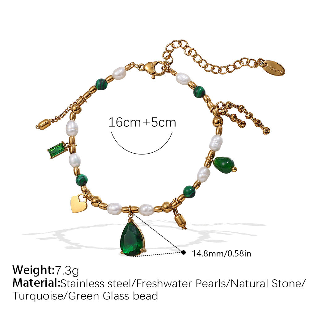 French-style Hong Kong-style Imperial-style Instagram-inspired Minimalist Luxury Design, Noble Feeling, Zircon, Natural Pearl, Exquisite Necklace, Collar Chain Necklace Vera Lux