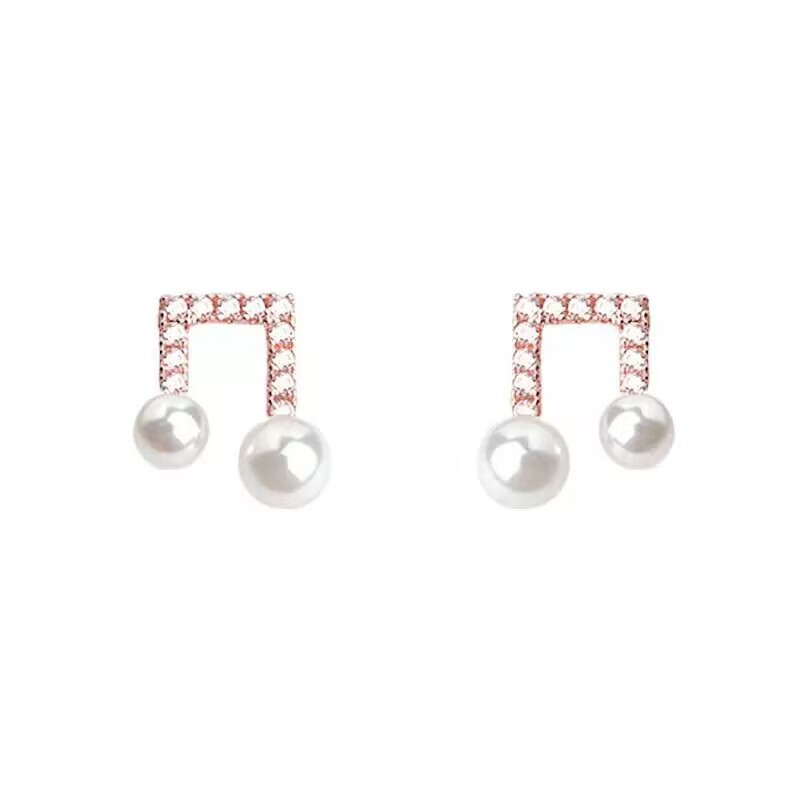 Movement Notes Pearl Earrings Women Vera Lux