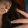 Exquisite High-End Double Layer Metal Ear Cuffs, Non-Piercing Ear Clips, 2026 New Luxury Unique Ear Jewelry Vera Lux