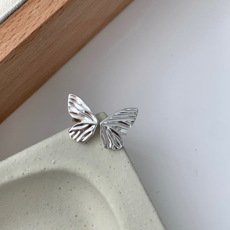 Minimalist Sweet Cool Butterfly Ring For Women, Smart Forest Style, INS Niche High-End Design Vera Lux