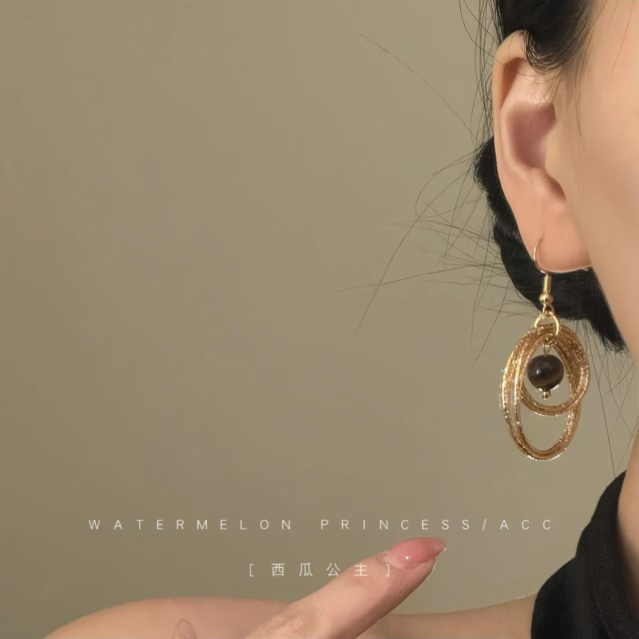 2026 Hot Sale Golden Tiger's Eye Earrings, Elegant & Unique Women's Jewelry Vera Lux