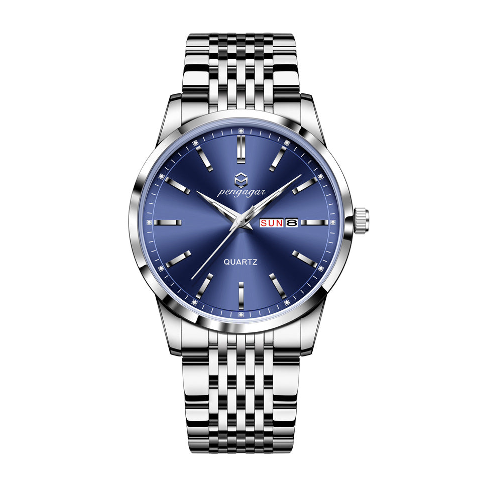 Swiss-brand Mens Watch Water-resistant Quartz Wristwatch Vera Lux