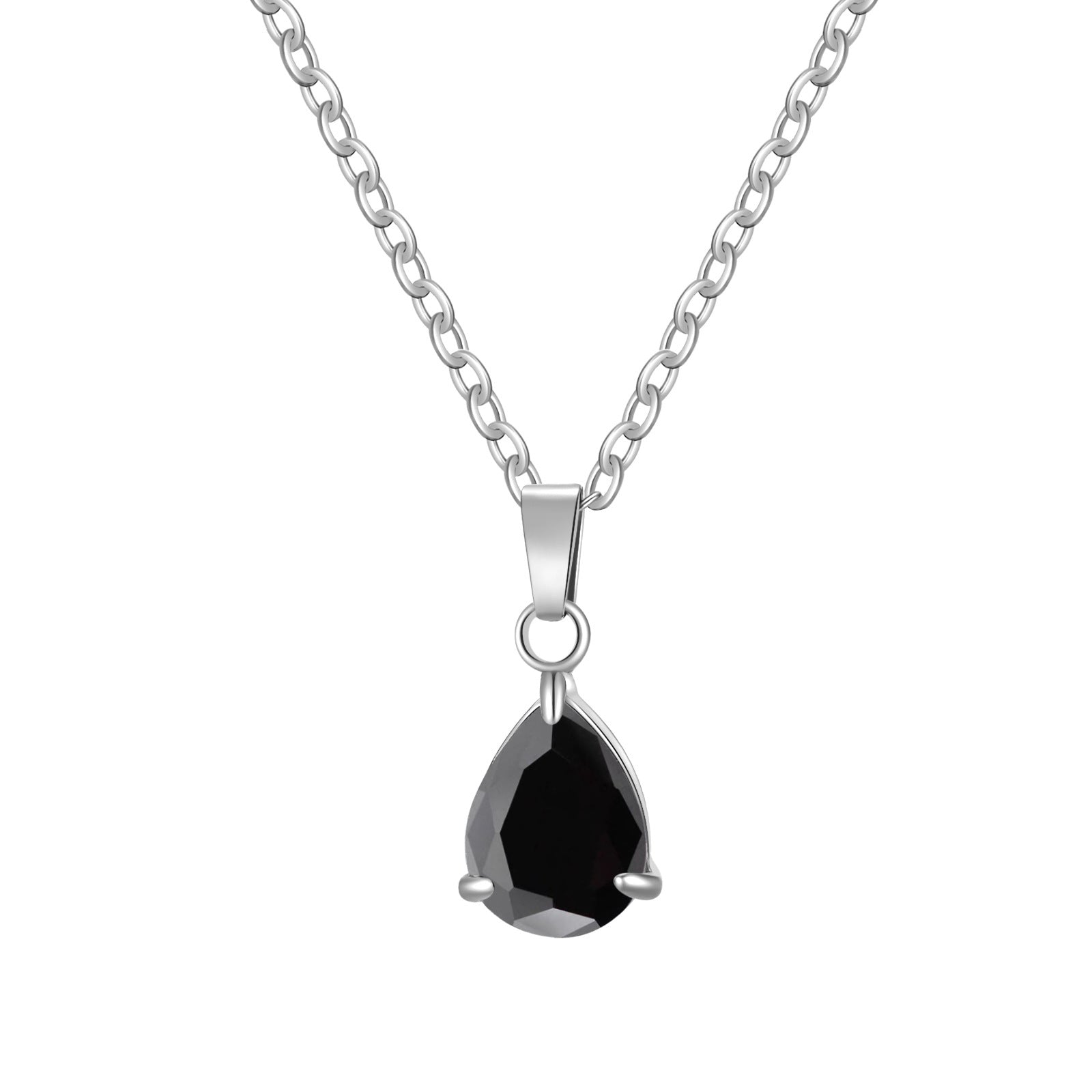 3A Water Drop Zircon Small Pendant Solitaire Pear-Shaped Zircon Womens Clavicle Chain Vera Lux