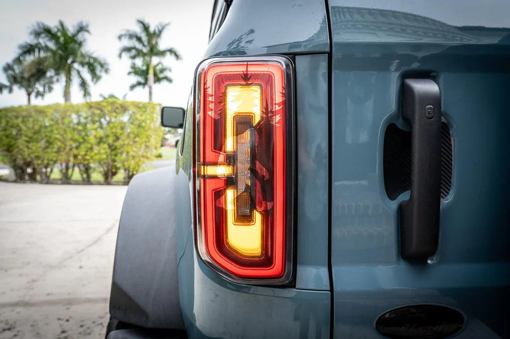 Bigfoot aka Sasquatch in the Woods Tail Light Overlays - 2021+ Bronco StickerFab