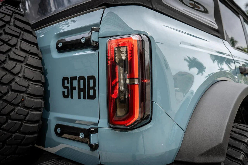 Bigfoot aka Sasquatch in the Woods Tail Light Overlays - 2021+ Bronco StickerFab